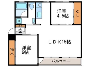 ２＋Apartmentの物件間取画像